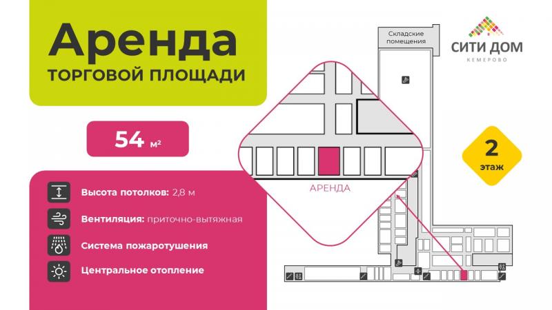 Аренда 54 кв.м